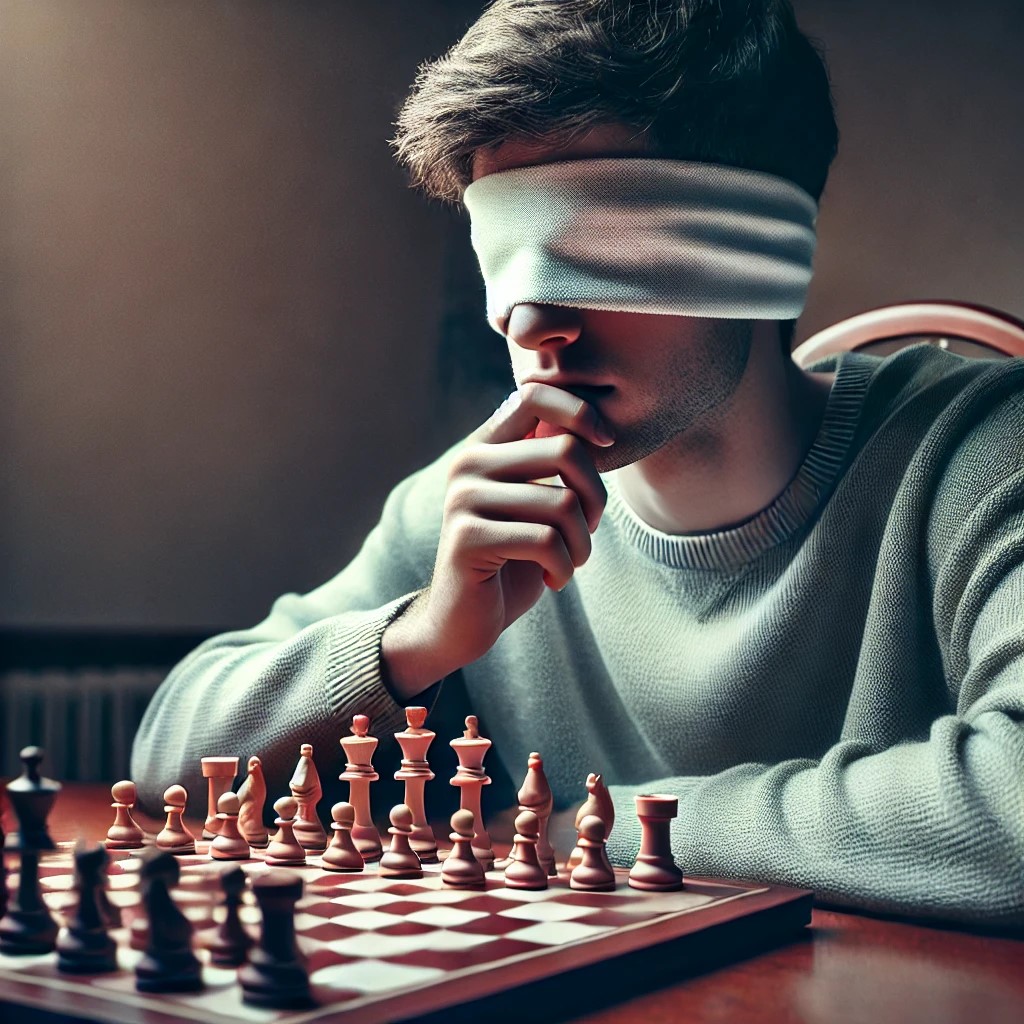 ''Körleme Satranç: Tahtaya Bakmadan Olasılıkları Hesaplamanın Muhteşem Zihinsel Yolculuğu''